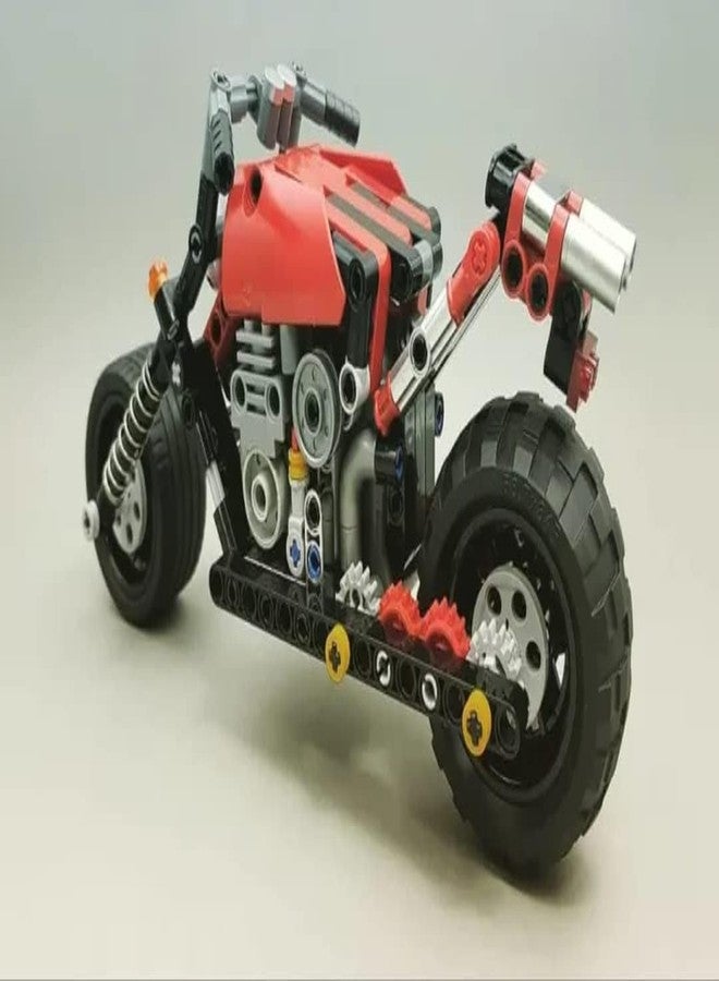 Gemcza Architect Series Super Racer - Pull Back Go-Kart Motor Vehicle Building Blocks Toy | DIY Educational Construction Set for Kids (Speedy Racer Edition) - Image 4